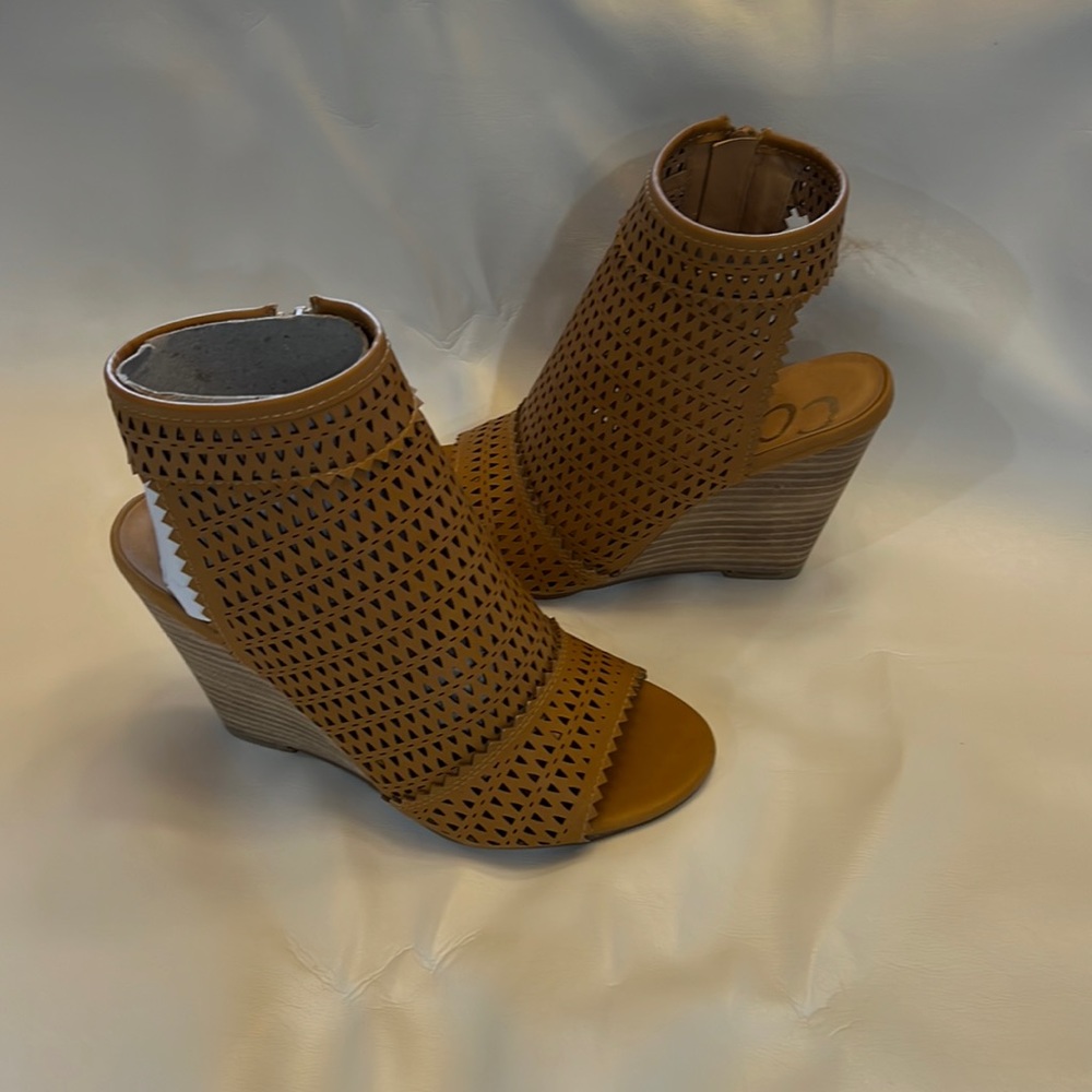 Brand new in box peep toe wedge